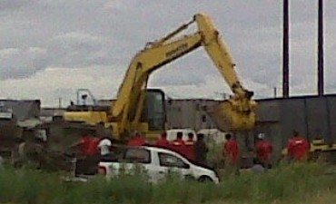 Descarril&oacute; un tren de carga