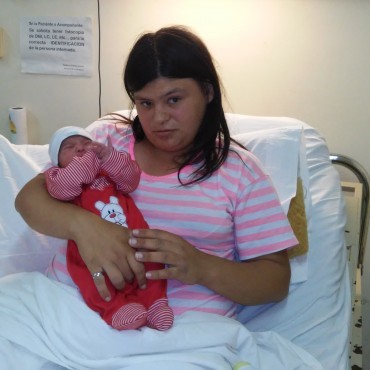 Una beba fue el primer nacimiento del 2015 en Ramallo