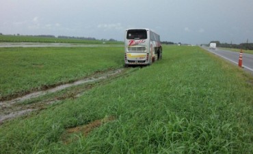 Despisto un colectivo en ruta 9