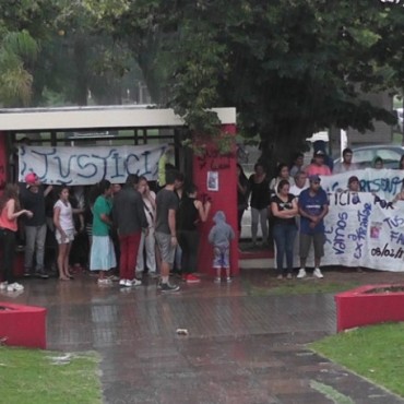 Marcha para reclamar por la muerte de Luciano Bustos