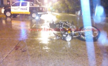 Accidente en Avenida San Martín