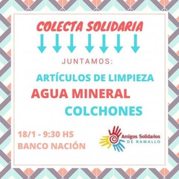 Colecta Amigos solidarios de Ramallo