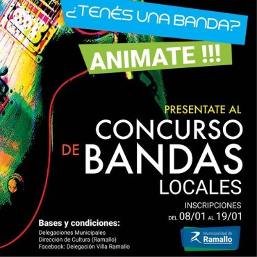 Se viene el concurso de bandas