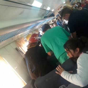 Rescate del tren y traslado al hospital Gomendio