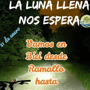La luna en bicicleta