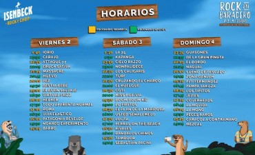 Este fin de semana Rock en Baradero