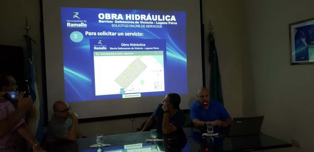 Plan hidraúlico para los barrios Laguna Paiva y Defensores de Victoria