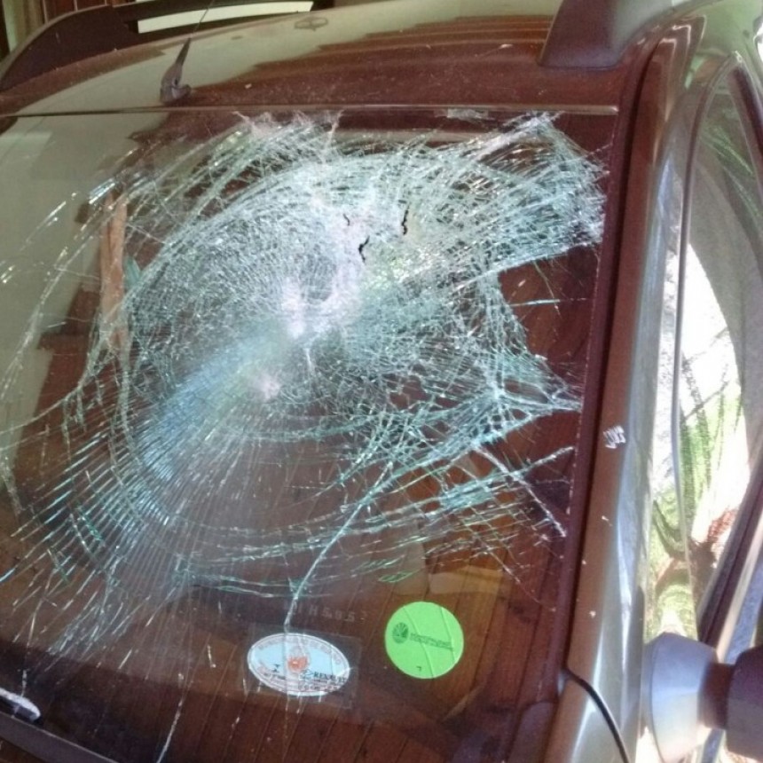 Accidente en ruta 9 y detención por daño