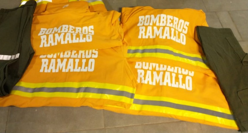 Más equipamiento, más protección para bomberos voluntarios de Ramallo