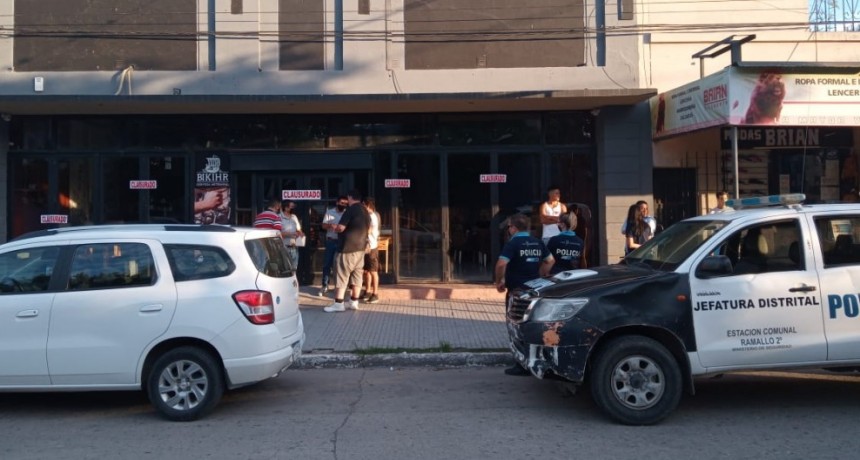 Clausura de un comercio por incumplimiento de las restricciones impuestas por el Covid 19.