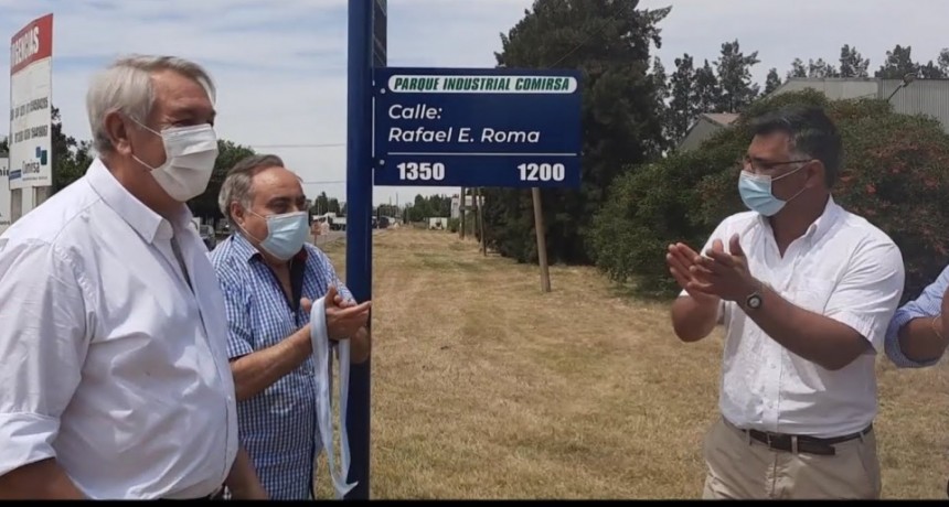 Rafael Romá tiene su calle en el parque Comirsa