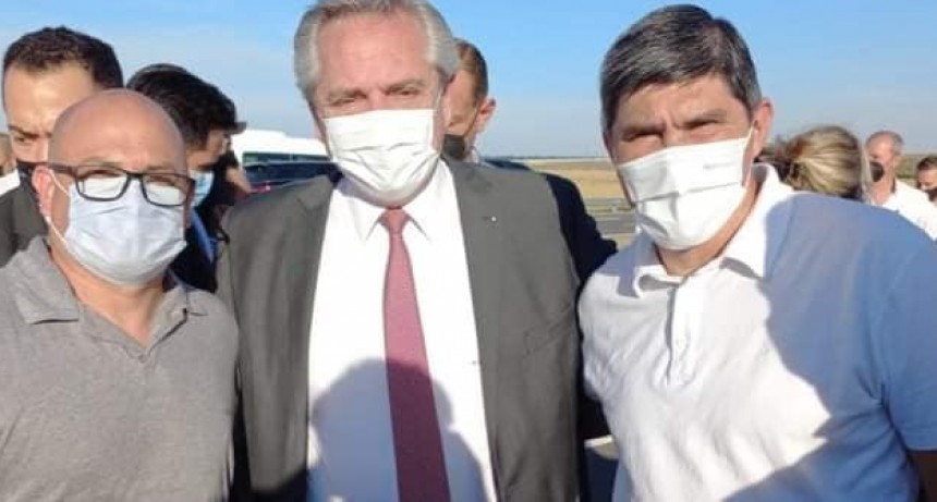 Los concejales Torri y Lescano estuvieron con el presidente Alberto Fernández
