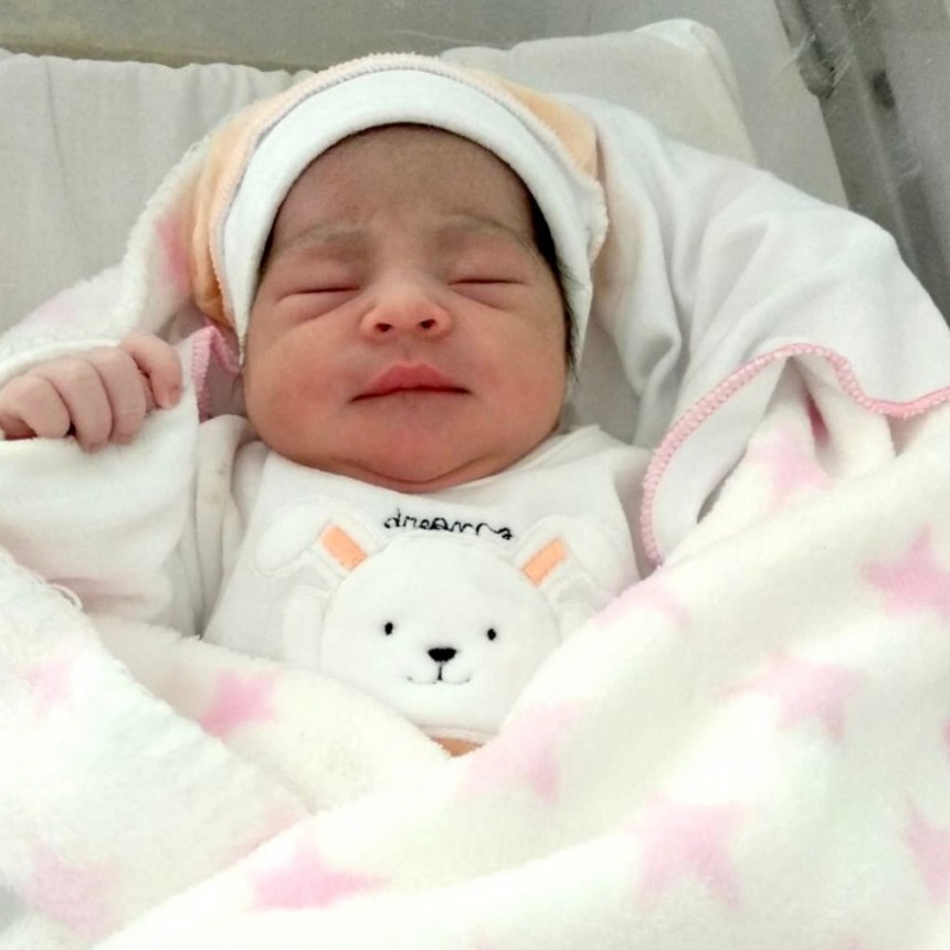 La primera bebe del año se llama Katia