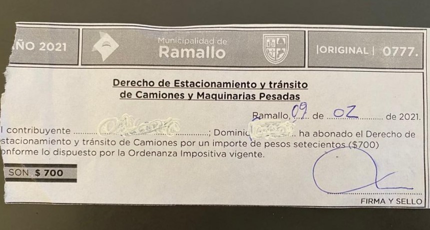 Camioneros expresaron el malestar por la forma de cobrar la tasa de estacionamiento de camiones