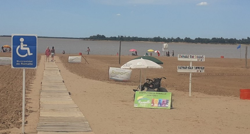 Turismo: se amplía la playa con más servicios 