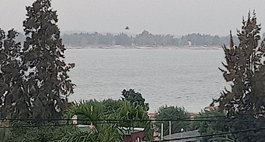 Volvió el humo de las islas y generó malestar