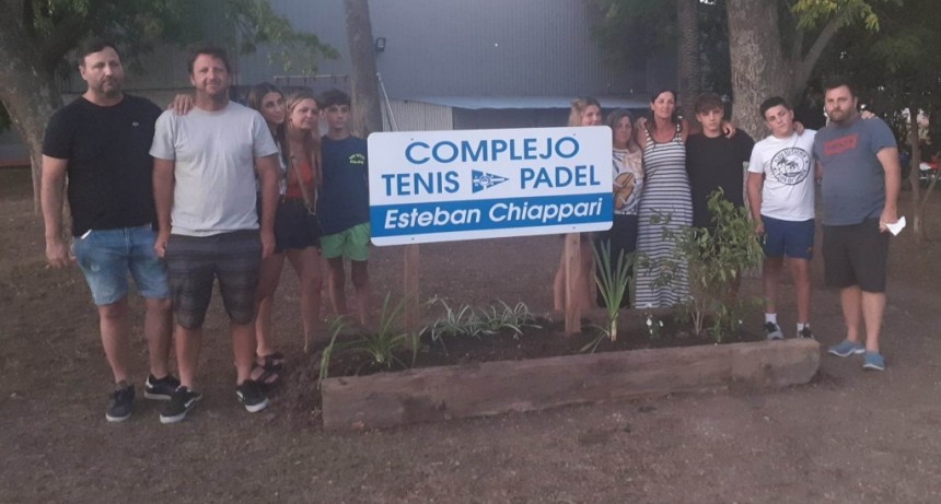  Esteban Chiappari tiene un lugar con su nombre en el club Náutico