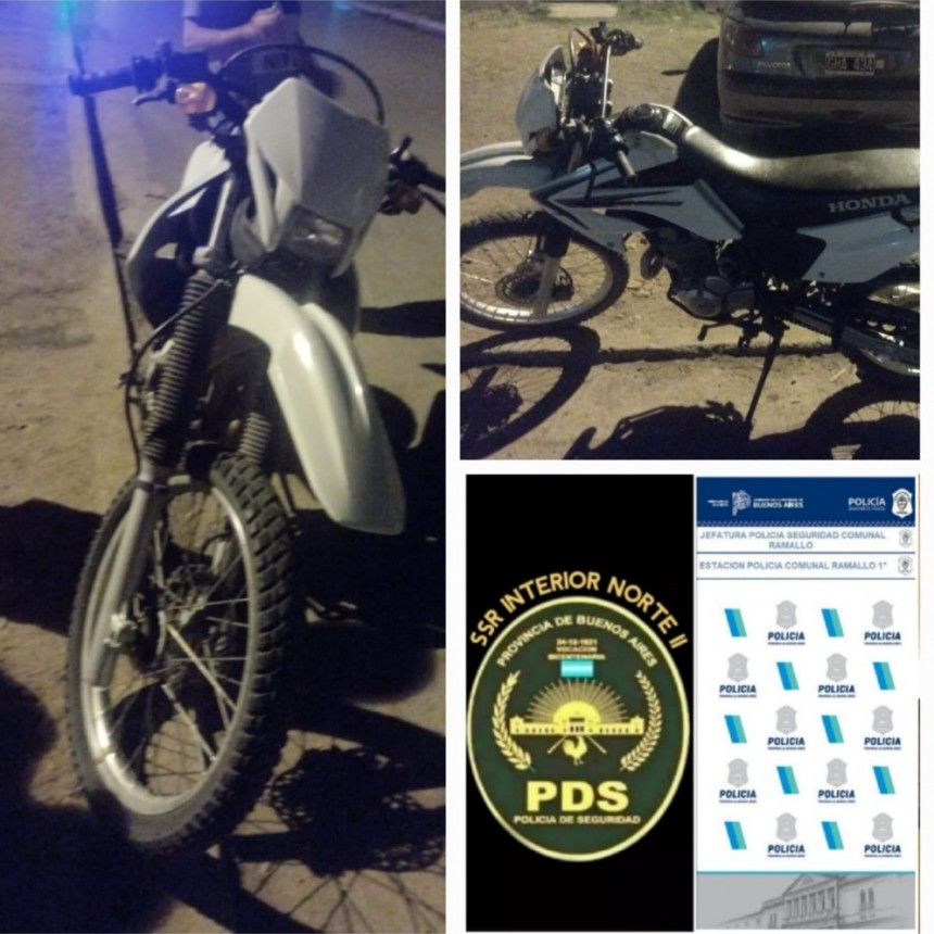 Grave accidente de moto de un joven ramallense tras chocar con un perro, fue trasladado a Pergamino