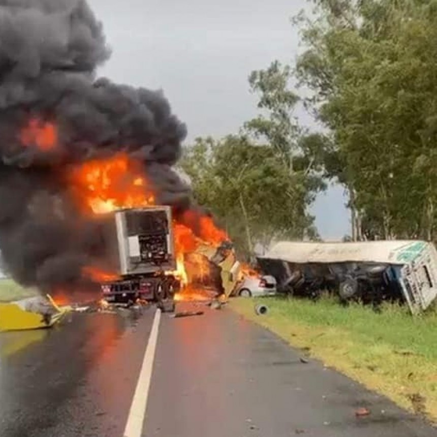 Accidente fatal de la ruta provincial 51, el camino está cortado