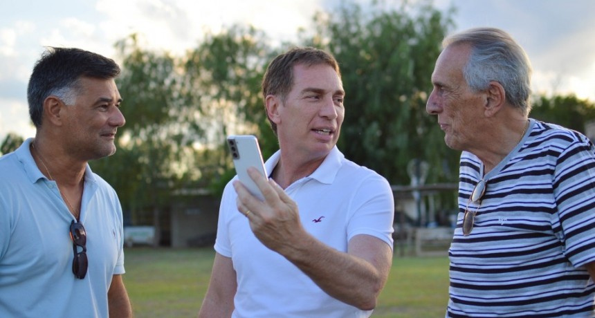 El diputado nacional Diego Santilli visitó Ramallo, se reunió con el Intendente Gustavo Perie y Juan María Traverso