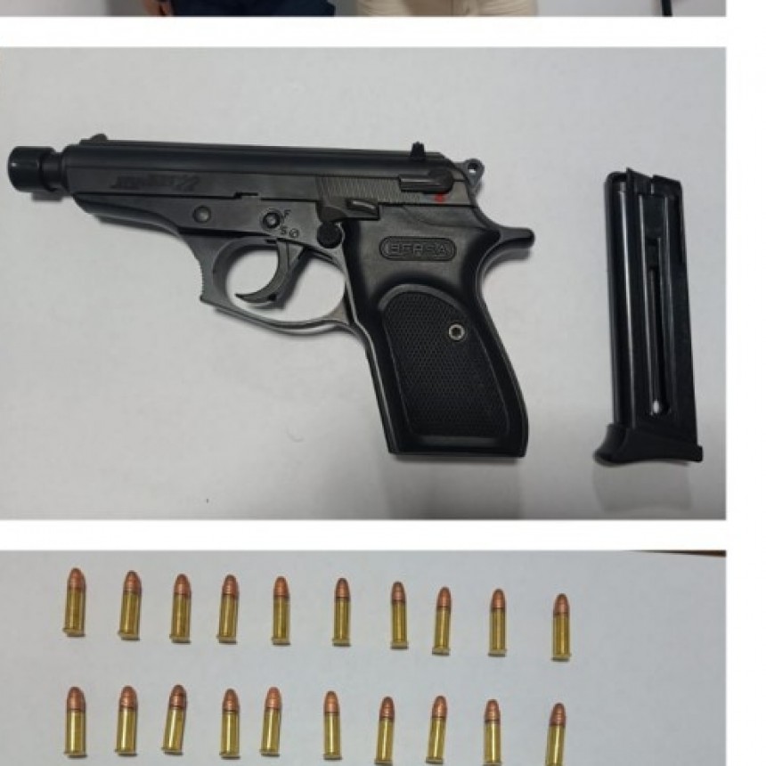 Villa General Savio: Lo detuvieron y se sorprendieron porque tenía en su poder una Bersa Calibre 22