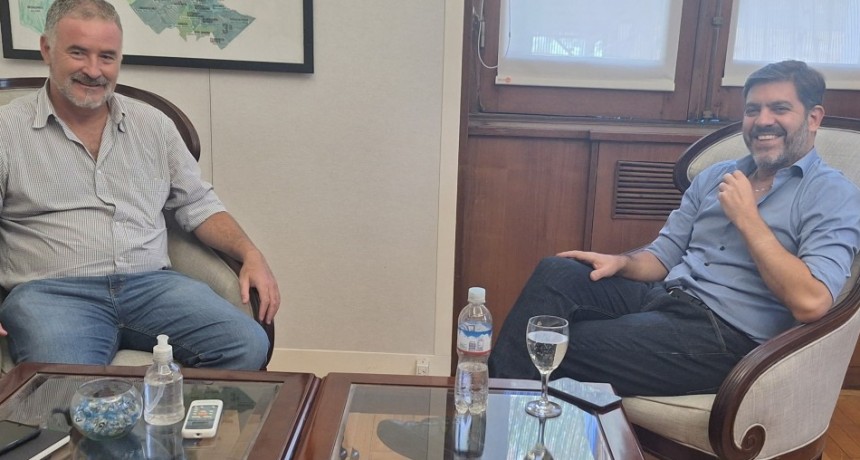 Mauro Poletti se reunió con el ministro de gobierno de la provincia de Bueno Aires Carlos Bianco
