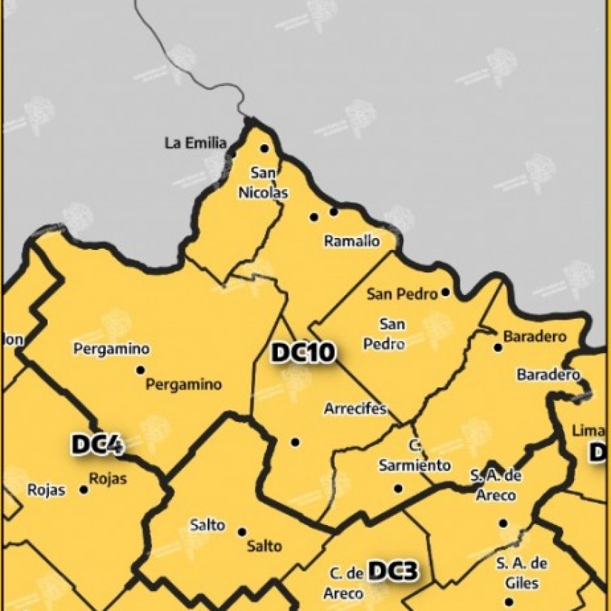 Alertan por fuertes tormentas en la región