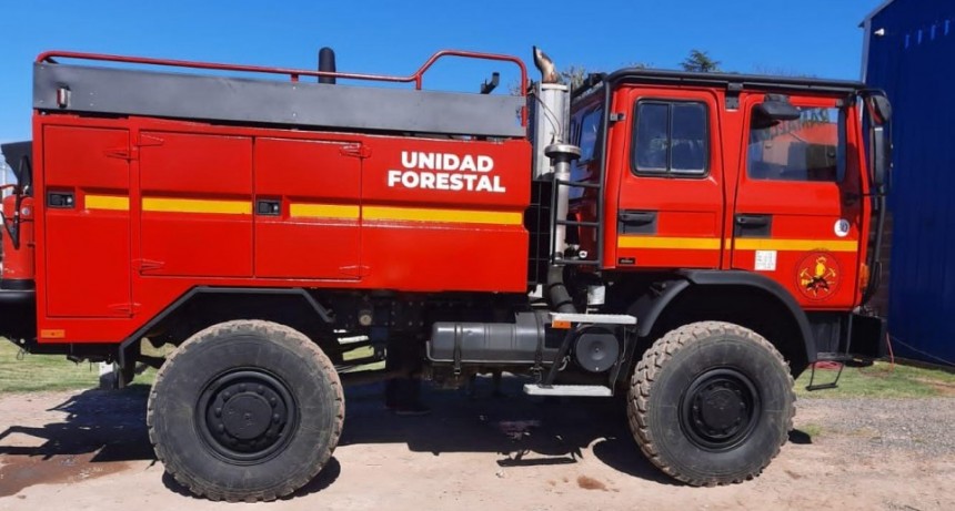 Bomberos Voluntarios de Ramallo incorporó una nueva unidad contra incendios forestales
