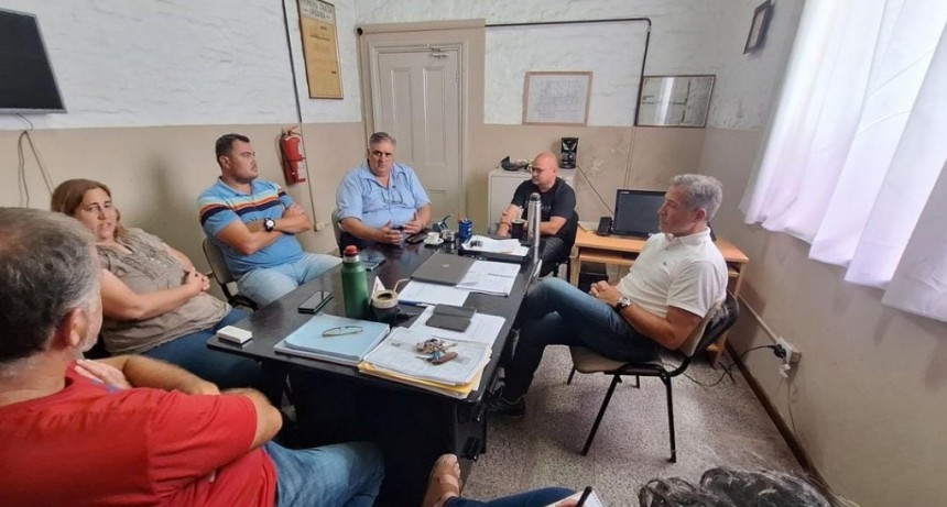 REPRESENTANTES DE EDEN SE REUNIERON CON AUTORIDADES MUNICIPALES ANTE EL ROBO DE TRANSFORMADORES EN RAMALLO