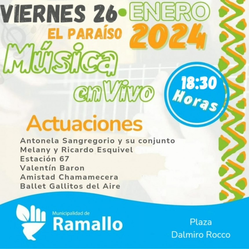 Agenda cultural en las localidades