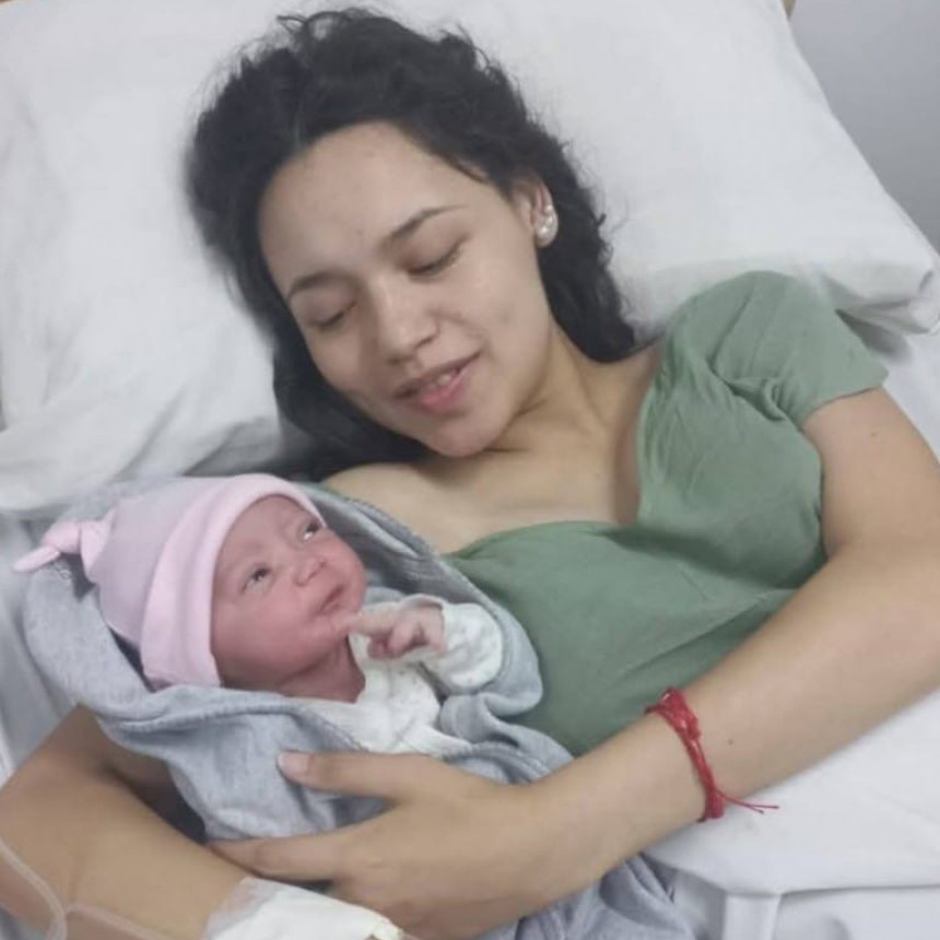 Lucero, el primer nacimiento del año en el hospital José María Gomendio