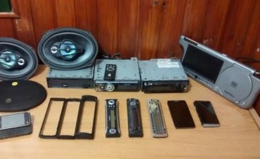 Recuperan elementos robados