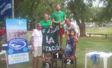 Federico Pagnanini fue el Primero de Ramallo en la competencia de Aguas Abiertas  