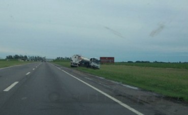 El temporal en la ruta 9