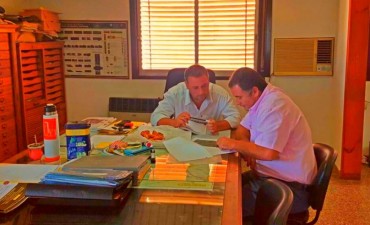 Reunión del Intendente con el Jefe de la División Técnica de Vialidad Provincial