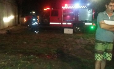 Incendio en la zona rural