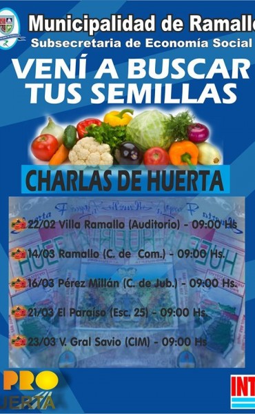 Charla sobre huertas familiares
