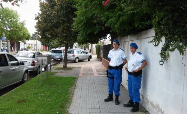 La policía local ya camina las calles de Villa Ramallo