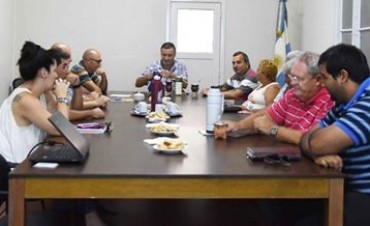 El Intendente Poletti se reunió con representantes de gremios locales