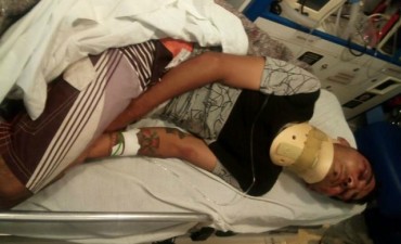 Quedó libre, robó nuevamente y fue golpeado