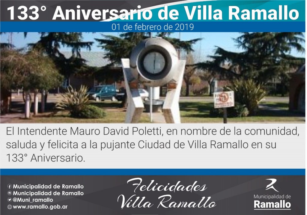 Villa Ramallo: 133 Aniversario