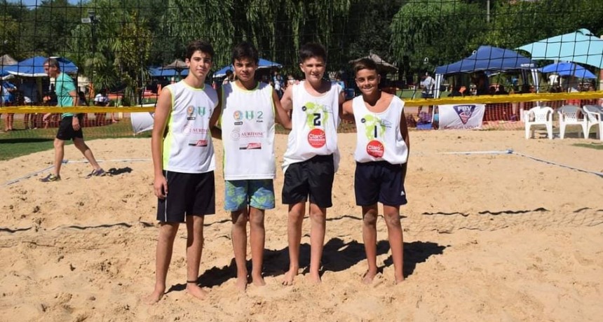 Lorenzo Bordi y Lucas Díaz clasificaron al Provincial de Beach Voley