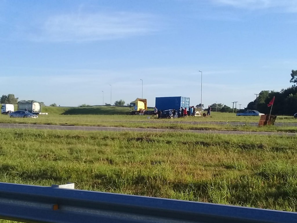 Vuelco en el kilómetro 205