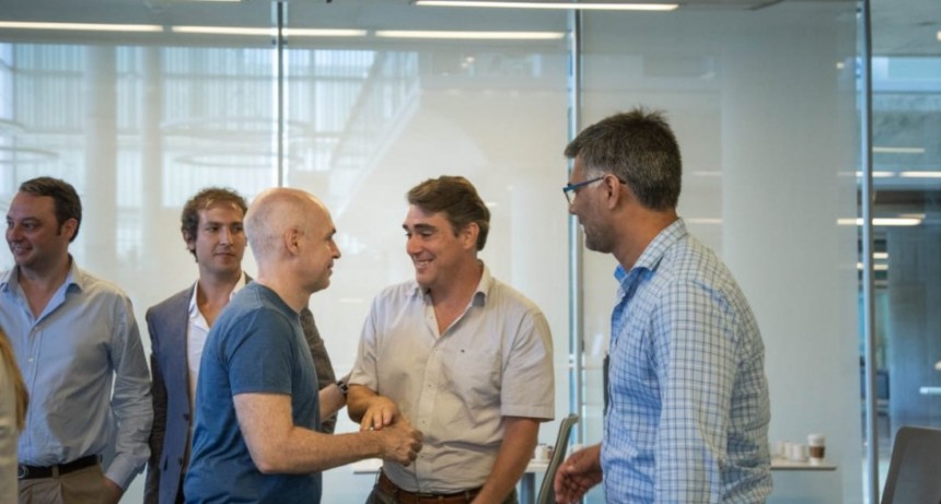 Encuentro con el jefe de gobierno porteño