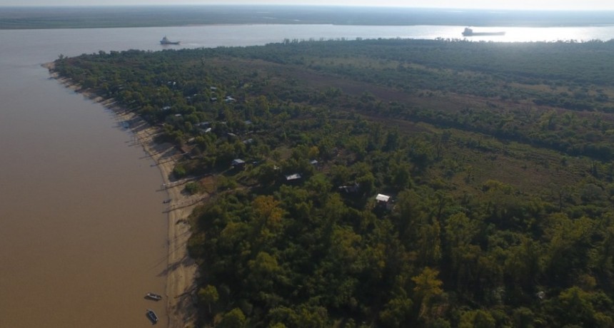 Relevamiento en la zona de islas