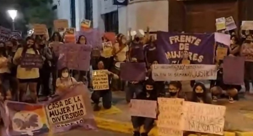 Ramallo marchó al grito 