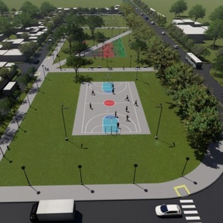 Manuel Passaglia: “los vecinos van a estar orgullosos de la plaza de su barrio”