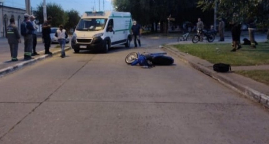 Choque en la ciudad de Ramallo