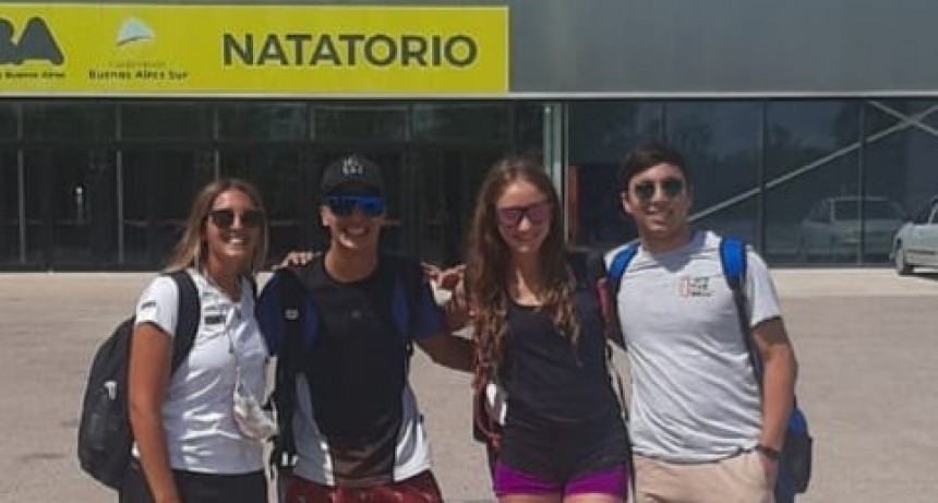 Hangling, Stoccafiso y Pesarini participaron del Nacional de natación
