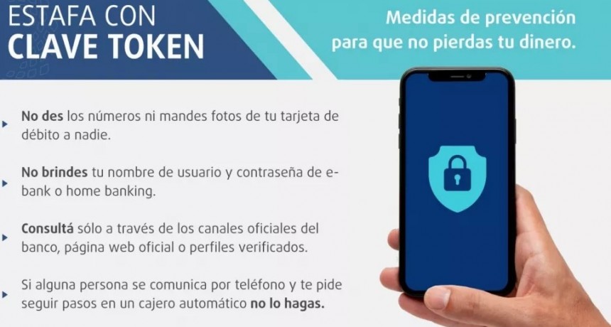 Una mujer entregó la clave Token y tuvo que terminar cerrando su cuenta bancaria